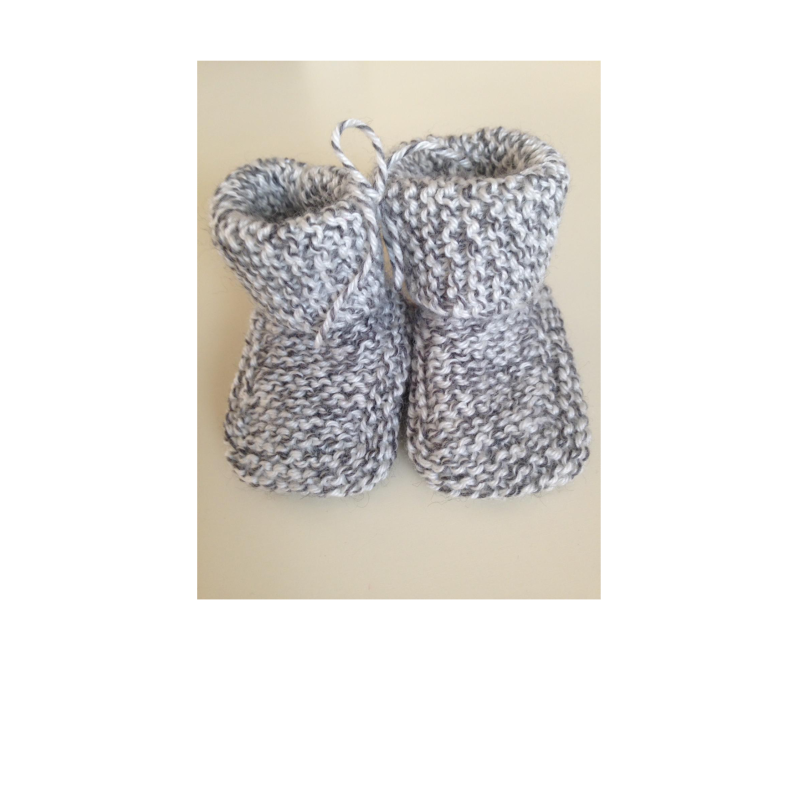 slofjes grijs gemêleerd